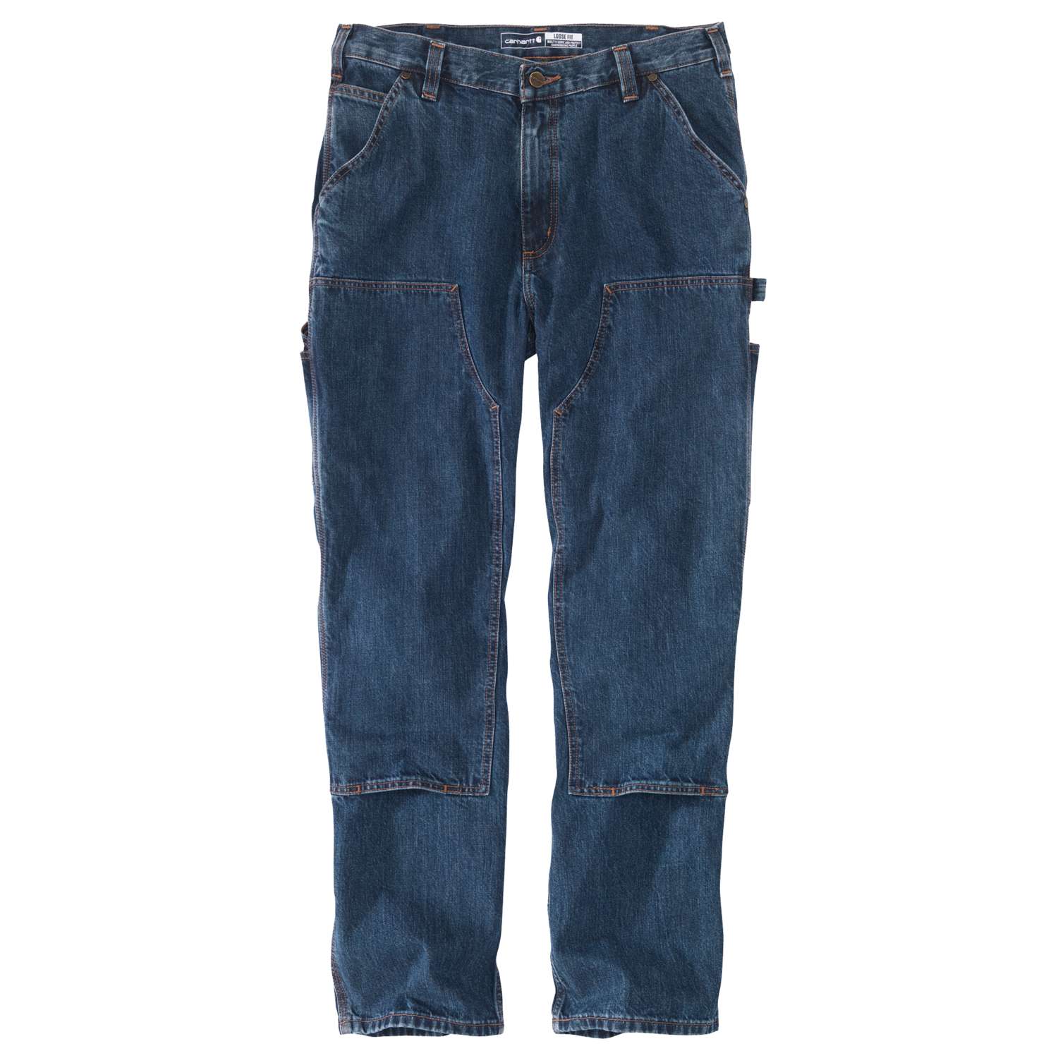 carhartt® Herren-Jeans »DOUBLE-FRONT LOGGER JEAN« Flach  - erhältlich bei ♡ HUG Technik ✓