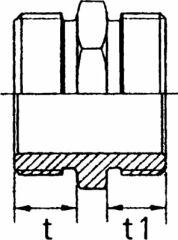 GEKA®-Gewindenippel 2 x AG G 1" MS m. Sechskant - bei HUG Technik ♡ GEKA®-Gewindenippel 2 x AG G 1" MS m. Sechskant - bei HUG Technik ♡