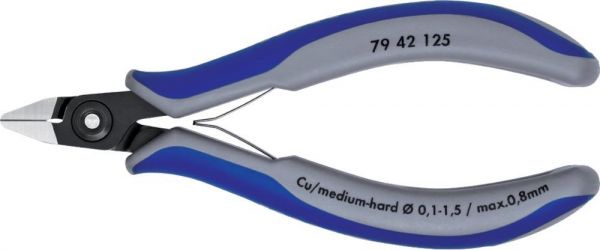 KNIPEX® Seitenschneider Präzision 7942 125 mm - bei HUG Technik ✭