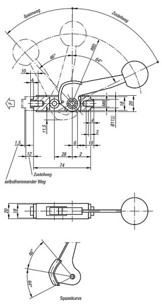 Spannelement Arness - K0021.01 - bekommst Du bei ★ HUG Technik ✓