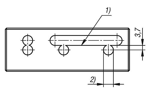 Klemmexzenter Messing, D=8, H=8 - K1457.0808 - bei HUG Technik ☆