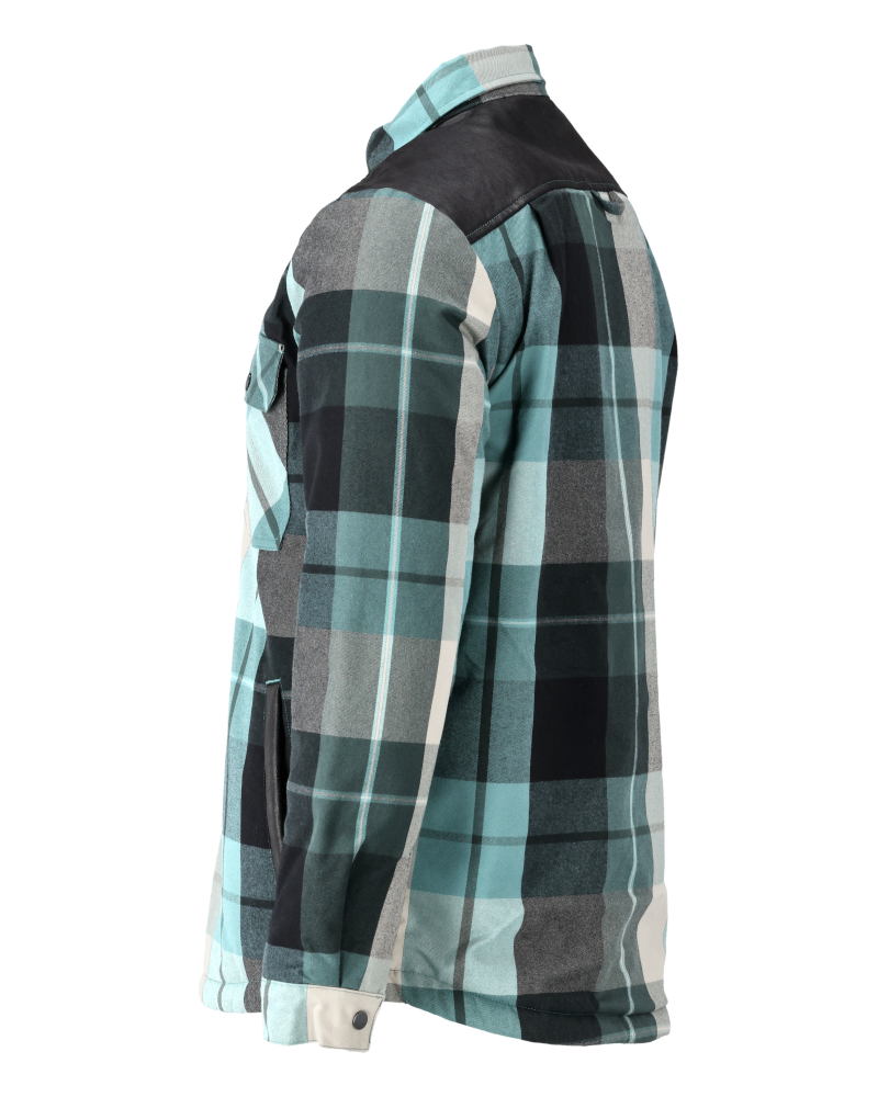 MASCOT® CUSTOMIZED Hemd aus Flanell mit Faserpelz Futter  Gr. 2XL, waldgrün-kariert - gibt’s bei ☆ HUG Technik ✓