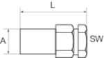 Filter »inline«, 36 µm, G 1/2 IG/AG, SW 30 - bei HUG Technik ✭