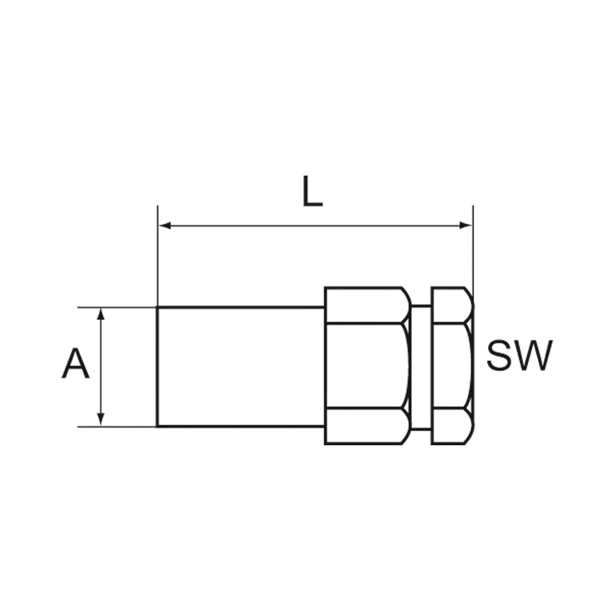 Filter »inline«, 36 µm, G 1/2 IG/IG, SW 28 - erhältlich bei ✌ HUG Technik ✓