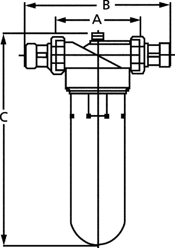 Feinfilter »Bavaria« für Trinkwasser, DVGW- geprüft, 90 µm, R 1 - bekommst Du bei HUG Technik ♡