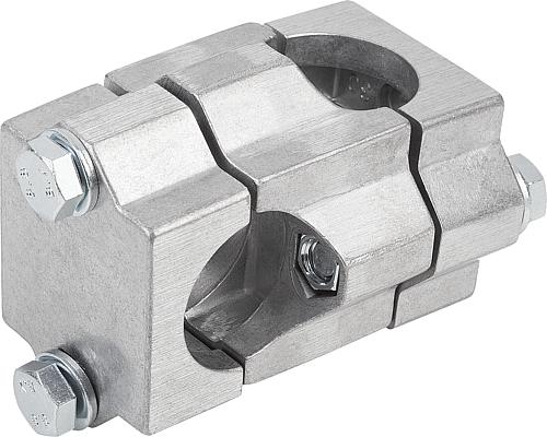 Rohrverbinder Kreuzstück Aluminium, Komp:Stahl, A=30,2, B=30,2 - K0472.523030 - bei HUG Technik ✓