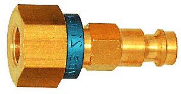Nippel unverwechselbar NW 5, G 1/4 IG, braun, Messing - bei HUG Technik ✭