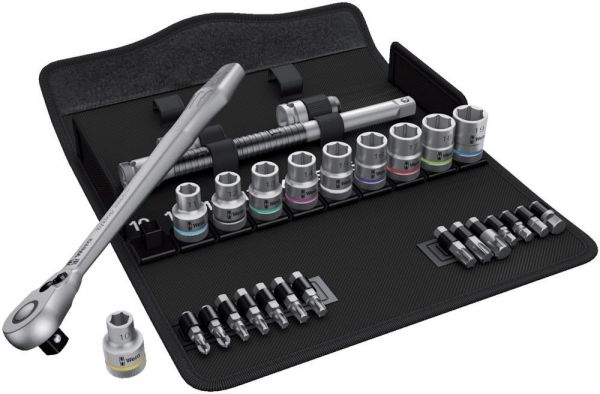 WERA 8100 SA 8 Zyklop Metal-Knarrensatz, 1/4-Antrieb, metrisch, 28-teilig günstig kaufen