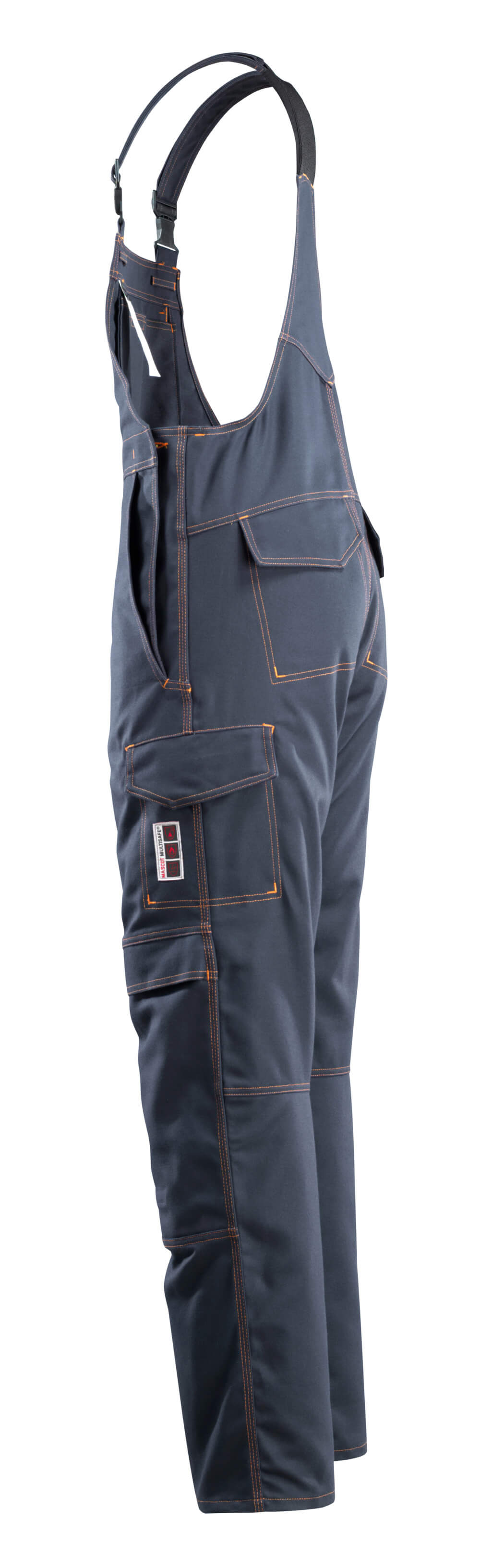 MASCOT® MULTISAFE Latzhose mit Knietaschen »Freibourg« Gr. 82/C44, schwarzblau - bei HUG Technik ♡