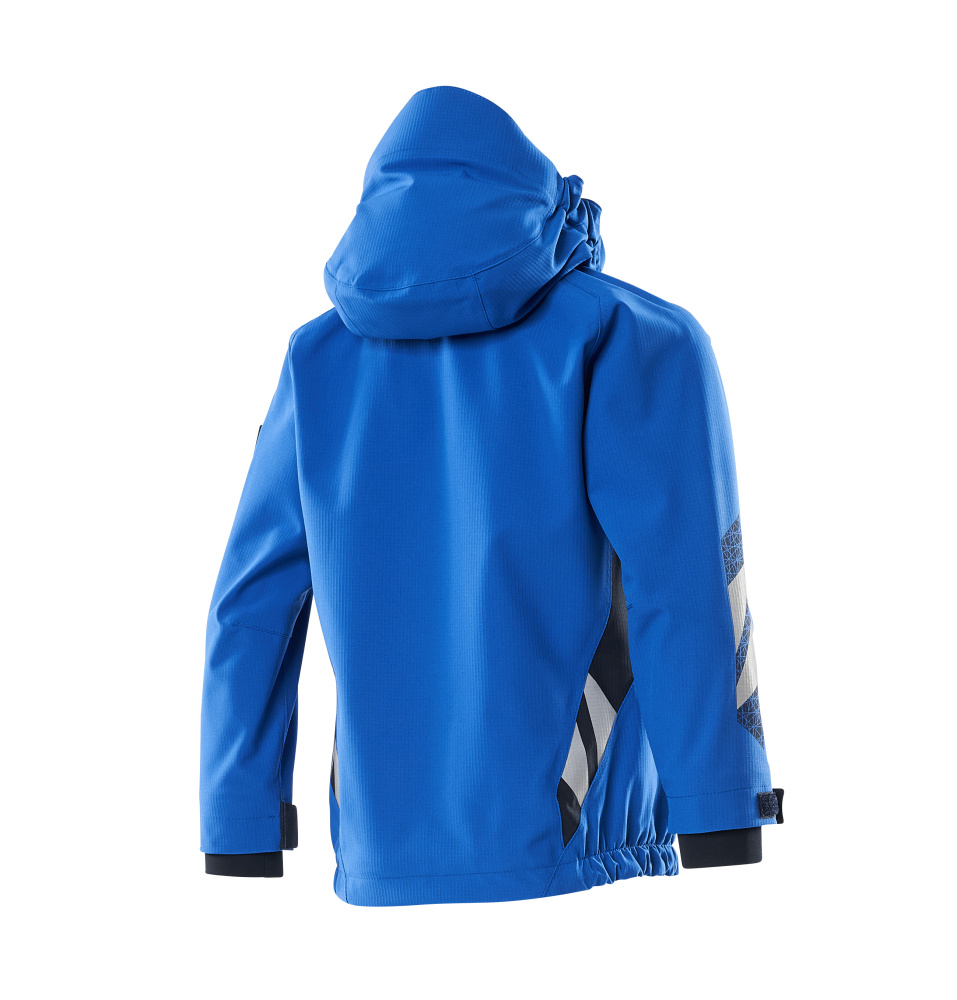MASCOT® ACCELERATE Hard Shell Jacke für Kinder  Gr. 140, azurblau/schwarzblau - bekommst Du bei ★ HUG Technik ✓