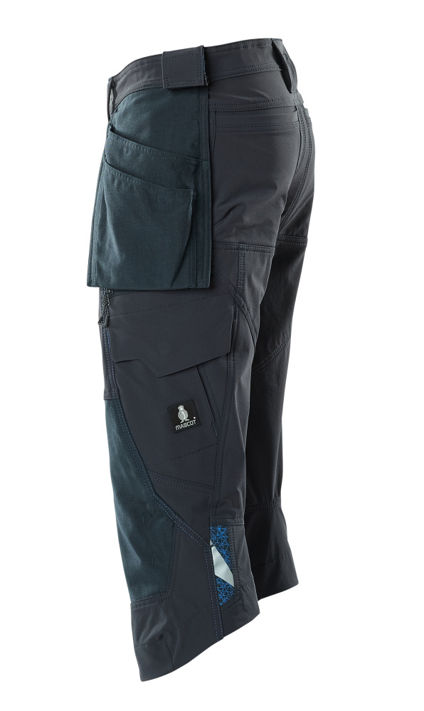 MASCOT® ACCELERATE Dreiviertel-Hose mit Hängetaschen  Gr. C44, schwarzblau - jetzt NEU bei HUG Technik  😊