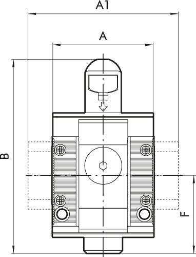 Absperrventil »SYNTESI«, manuell, BG2, G 1, Lochung 3,5mm - bei HUG Technik ✓
