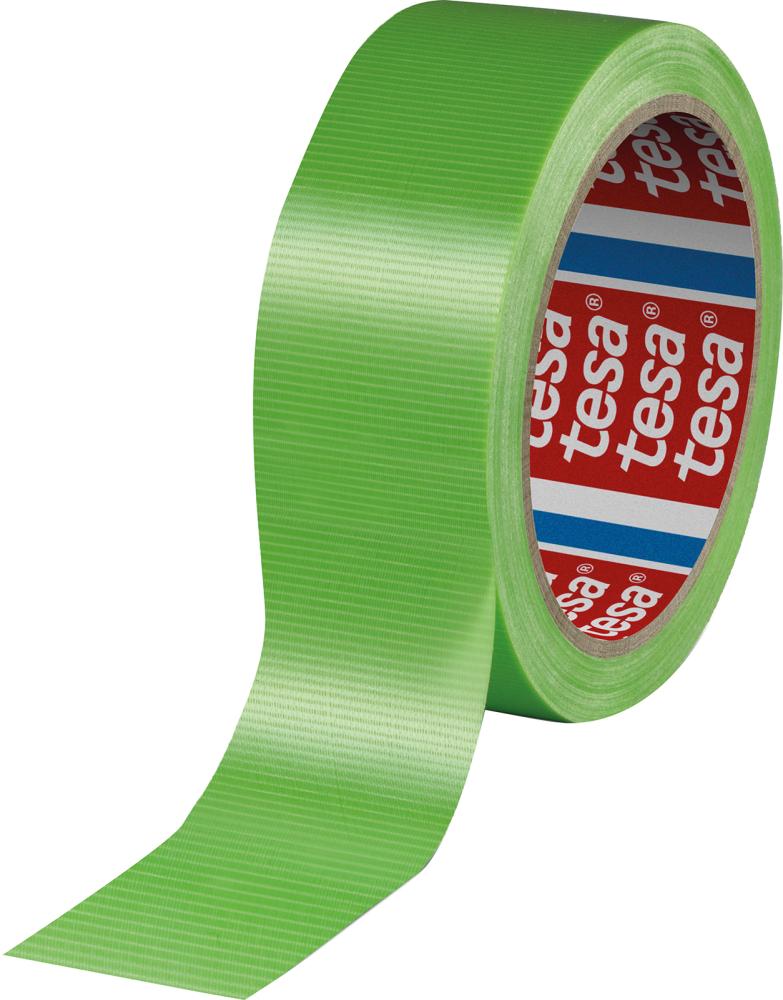 tesa® 4621 Outdoor Gewebeband leuchtend-hellgrün, 50m - bekommst Du bei HUG Technik ♡
