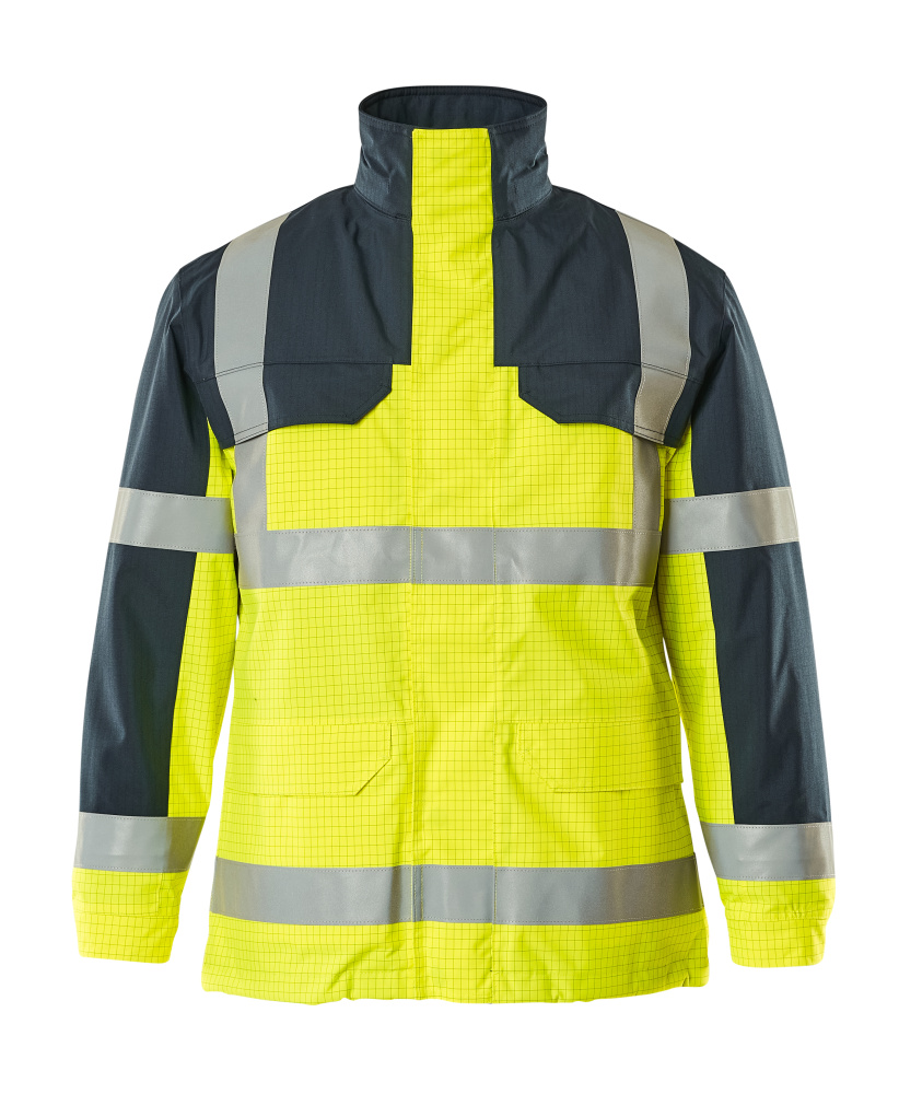 MASCOT® MULTISAFE Parka »Lungern« Gr. 2XL, hi-vis gelb/marine - bei HUG Technik ♡