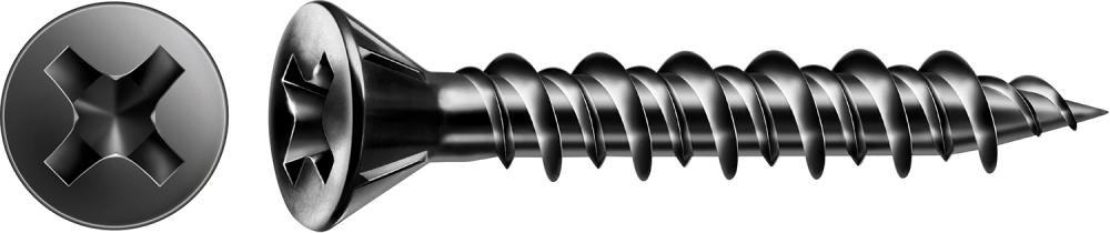 SPAX® GIX-C Senkkopf, Fräsrippen 3,9 X 22 H2 Hilo-Gewinde, phosphatiert, Packung mit 1000 Stück - direkt bei HUG Technik ✓