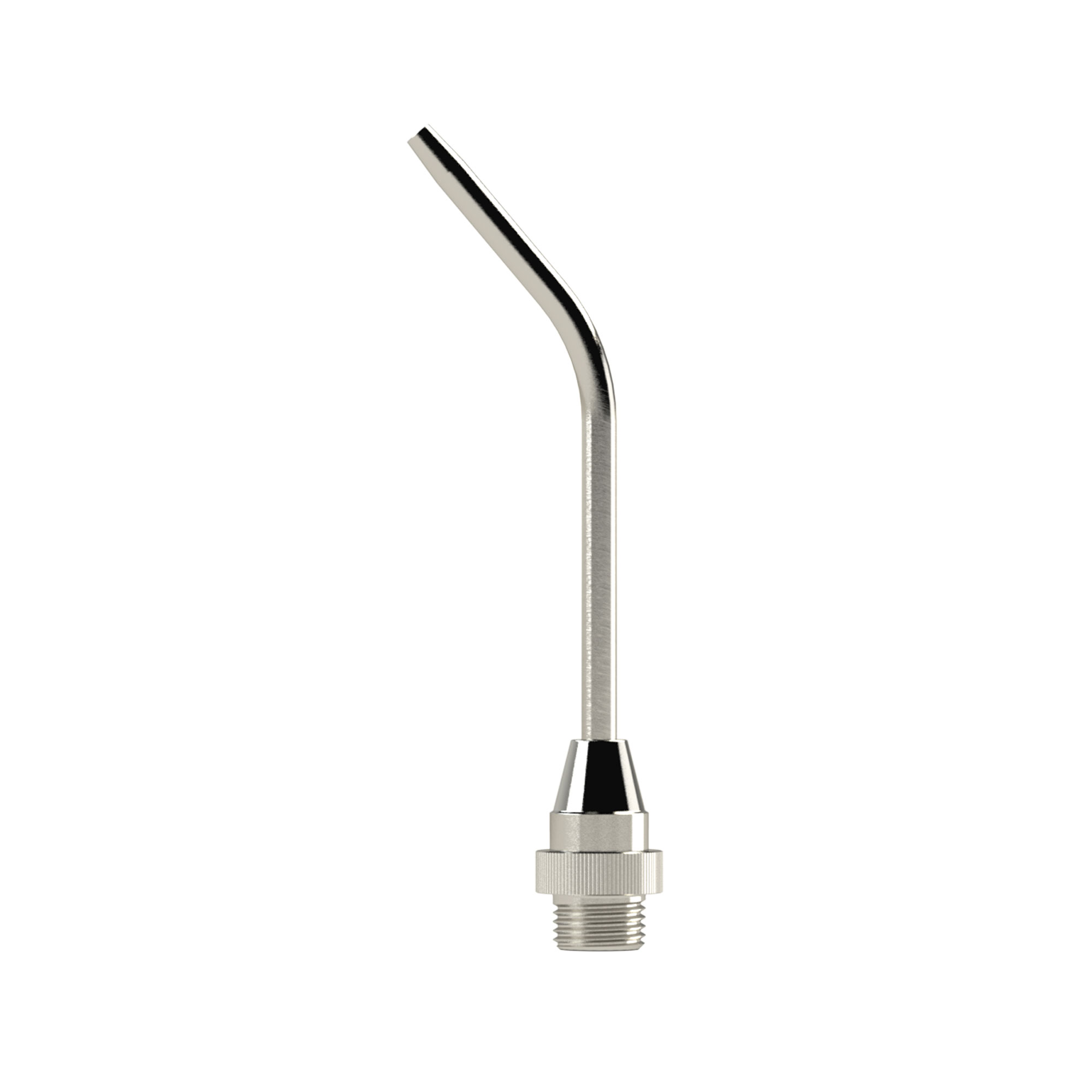 Verlängerungsdüse, Bohrung 3,0 mm, Messing vernickelt, 150 mm lang gebogen - gibt’s bei ☆ HUG Technik ✓