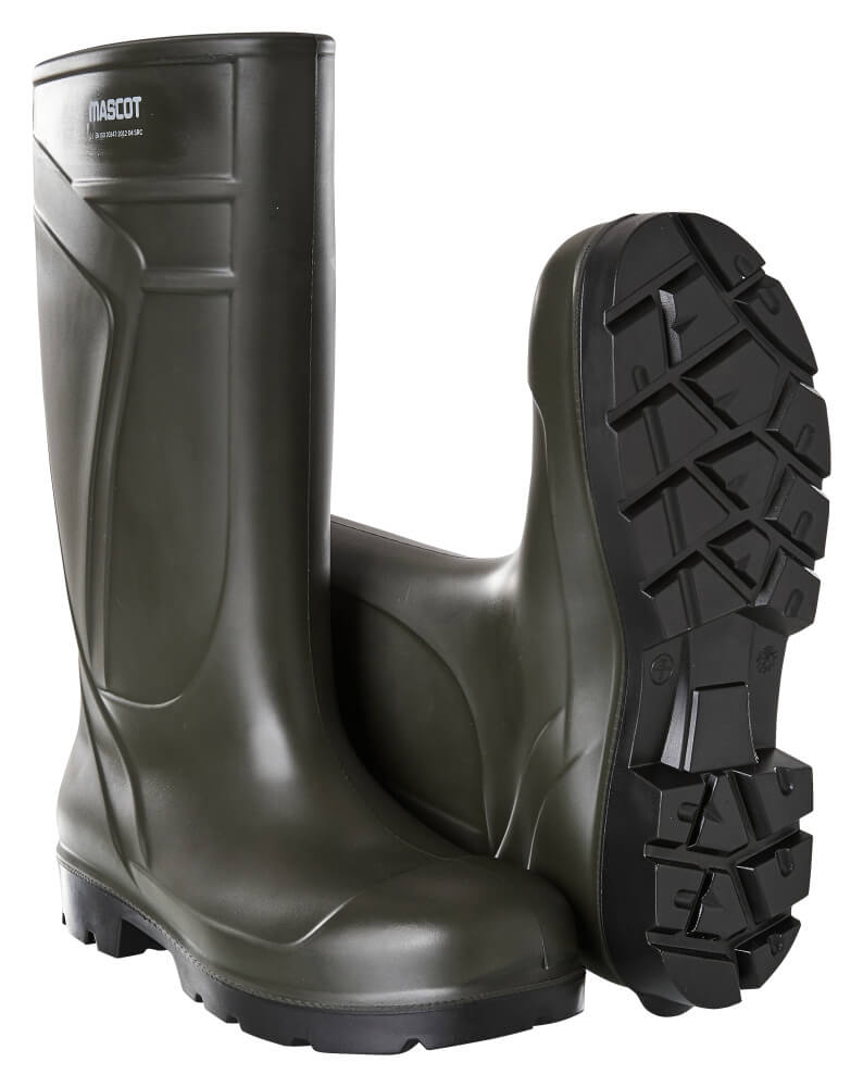 MASCOT® FOOTWEAR COVER PU-Arbeitsstiefel S1P, Schnürsenkel Gr. 10/47, dunkeloliv - bei HUG Technik ♡ MASCOT® FOOTWEAR COVER PU-Arbeitsstiefel S1P, Schnürsenkel Gr. 10/47, dunkeloliv - bei HUG Technik ♡