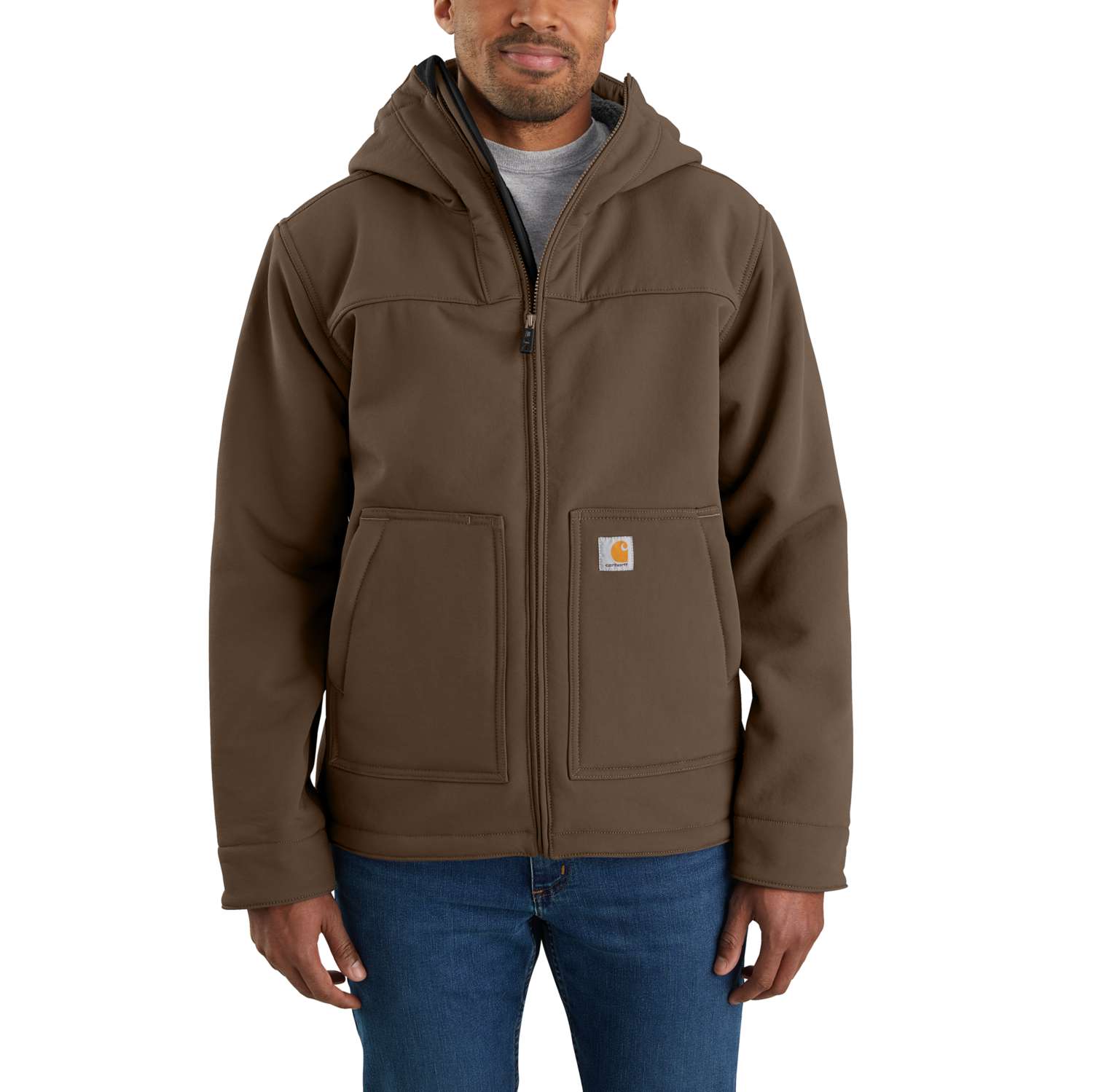 carhartt® Herren-Jacke SUPER DUX BONDED ACTIVE JACKET coffee - gibt’s bei ☆ HUG Technik ✓