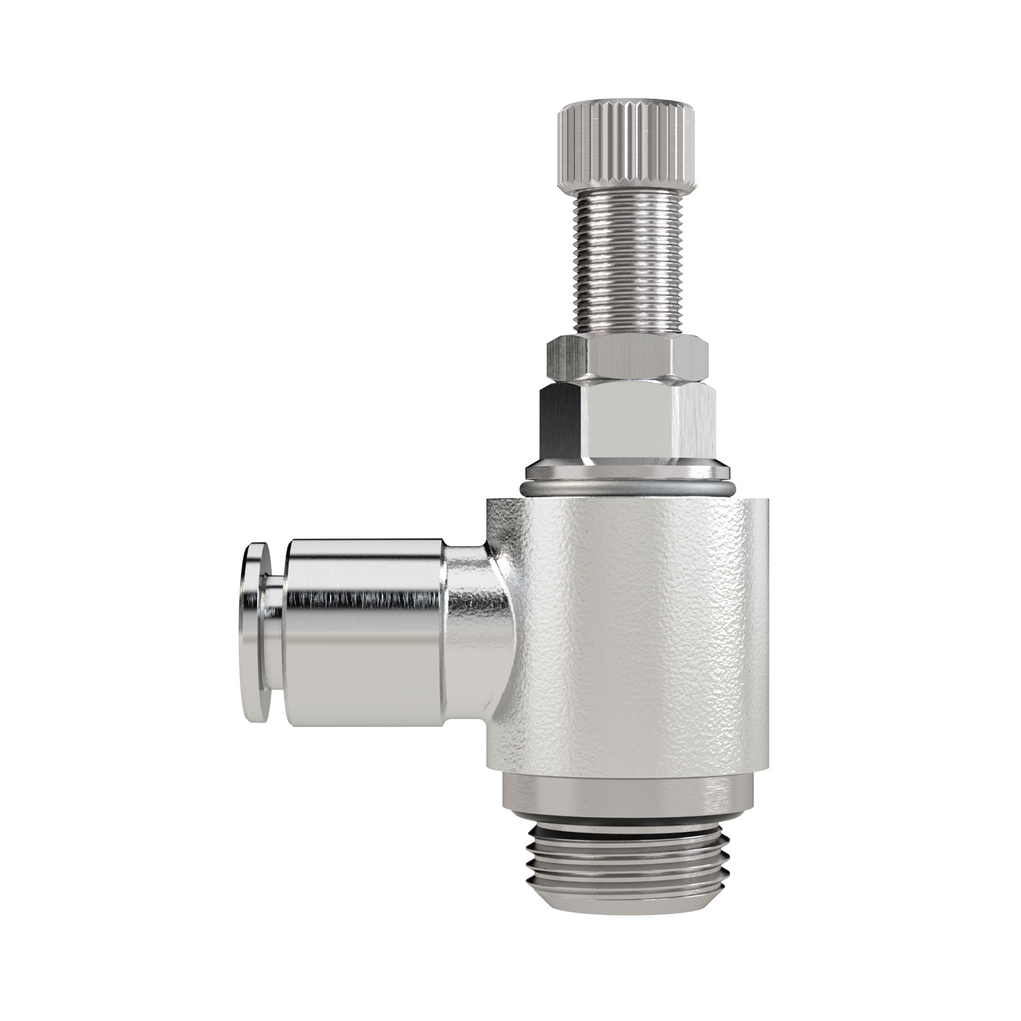 Drosselventil, beidseitig, G 1/4, Steckverbindung 10 - gibt’s bei HUG Technik ✓