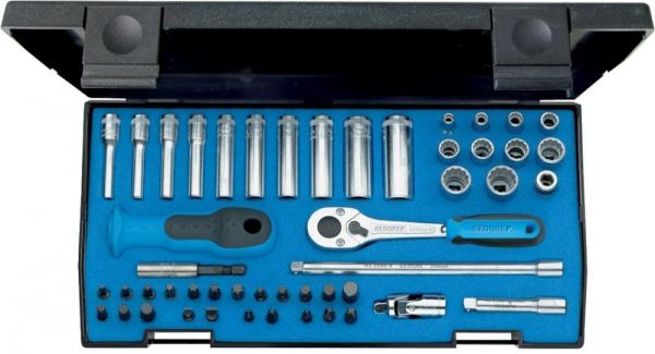 GEDORE Steckschlüssel-Garnitur 1/4 Zoll 49-teilig 20 LMU-10 - gibt’s bei HUG Technik ✓