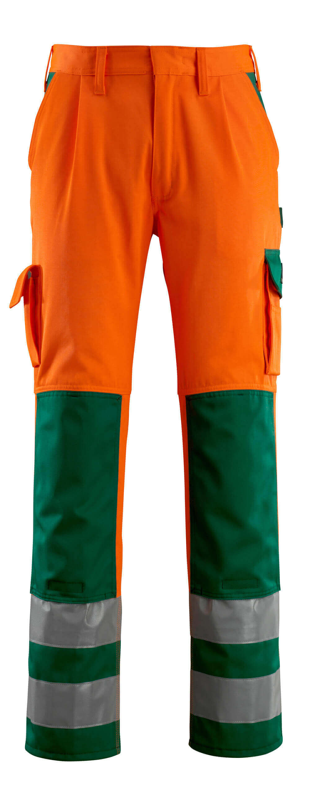 MASCOT® SAFE COMPETE Hose mit Knietaschen »Olinda« Gr. 76/C44, hi-vis orange/grün - bei HUG Technik ☆