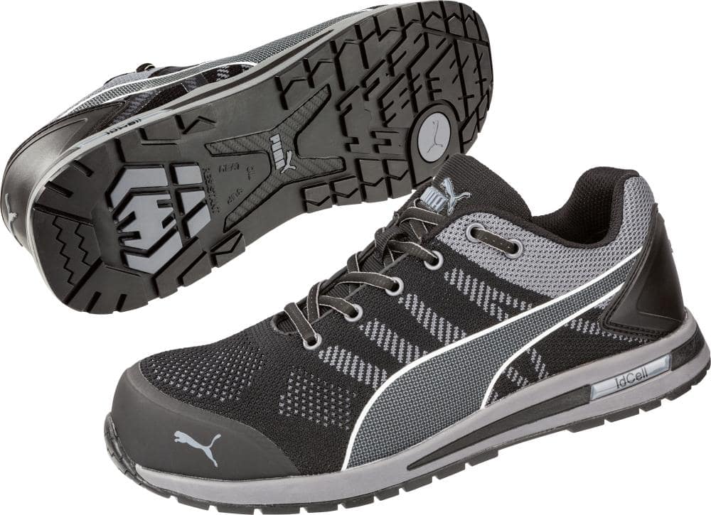 Puma® Sicherheitshalbschuh Elevate Knit BLACK LOW, S1P ESD HRO SRC - bekommst Du bei ★ HUG Technik ✓