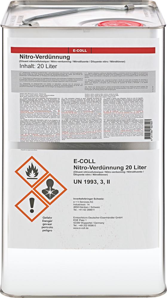 E-COLL Nitro-Verdünnung - erhältlich bei ♡ HUG Technik ✓