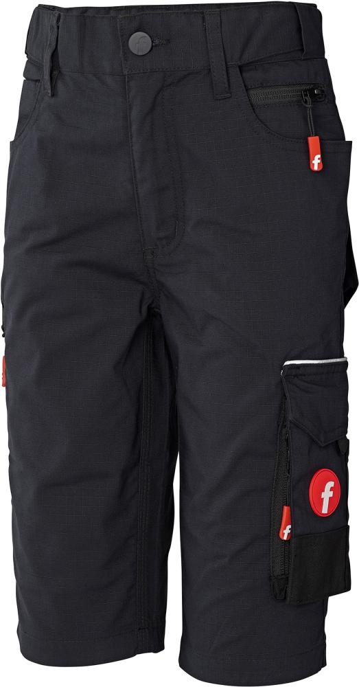 FORTIS Kids-Bermuda Performance schwarz-lime Gr. 98-104