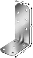 Simpson Strong-Tie® Winkelverbinder AA60280 83 x 62 x 40 mm - erhältlich bei ♡ HUG Technik ✓