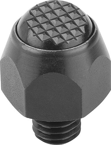 Produktbild Pendelauflage M06, Form:F Vergütungsstahl, Neigungswinkel 12°, Komp:Wälzlagerstahl, T=13 - K0302.306 - bei HUG Technik ☆