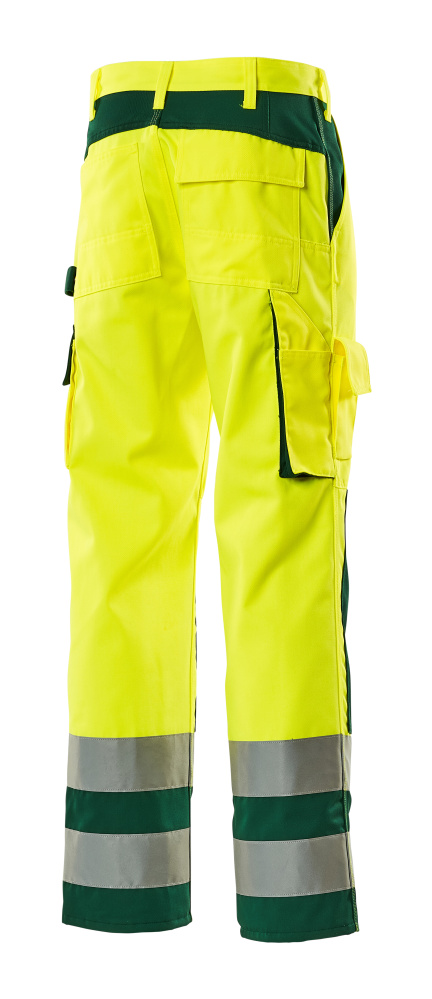 MASCOT® SAFE COMPETE Hose mit Knietaschen »Olinda« Gr. 76/C44, hi-vis gelb/grün - kommt direkt von HUG Technik 😊