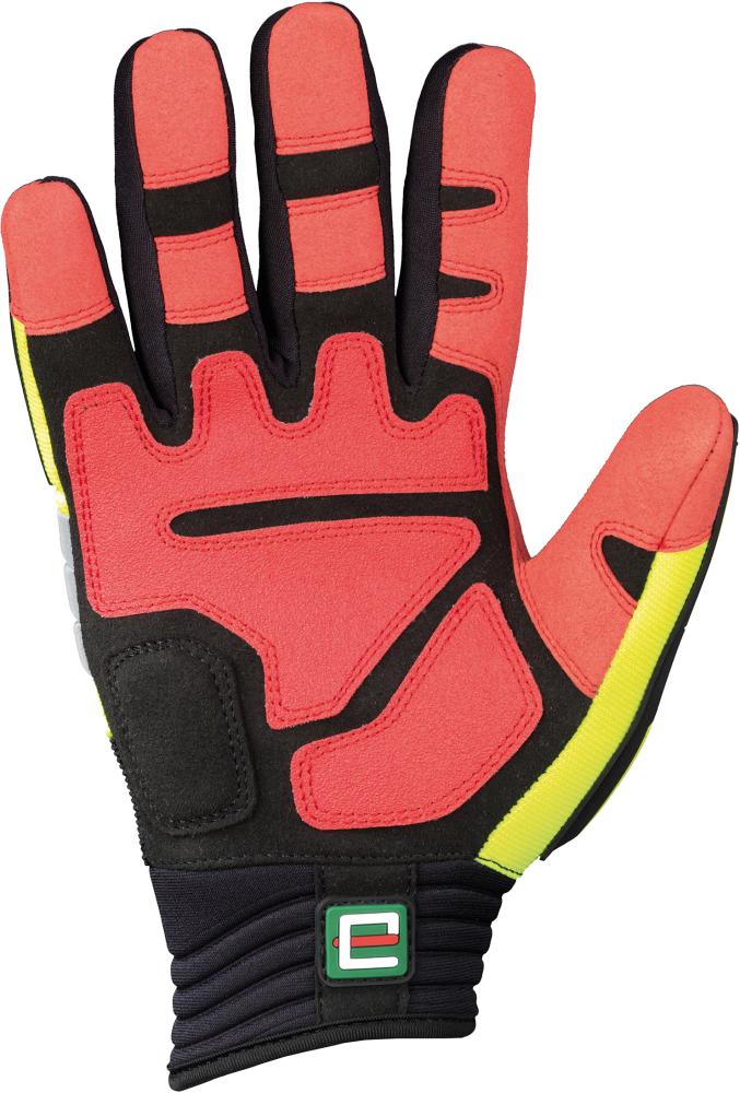 elysee® Handschuh Slater, gelb-rot-schwarz - bei HUG Technik ♡