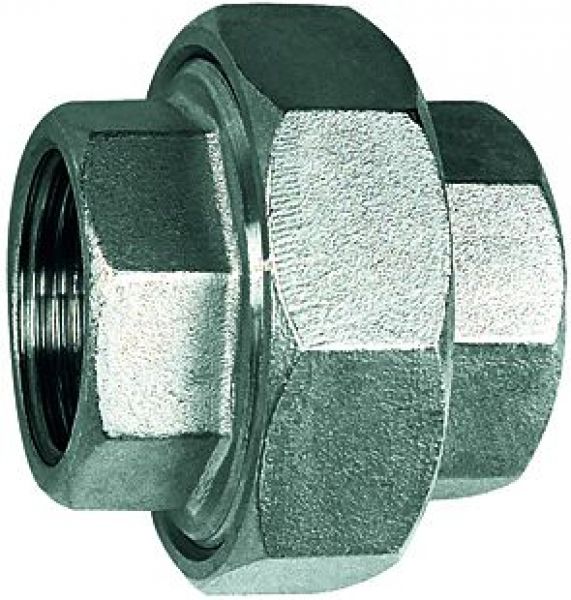 Lösbarer Doppelgewindenippel, flach dichtend, G 3/4 i., Edelstahl 1.4408 - direkt bei HUG Technik ✓