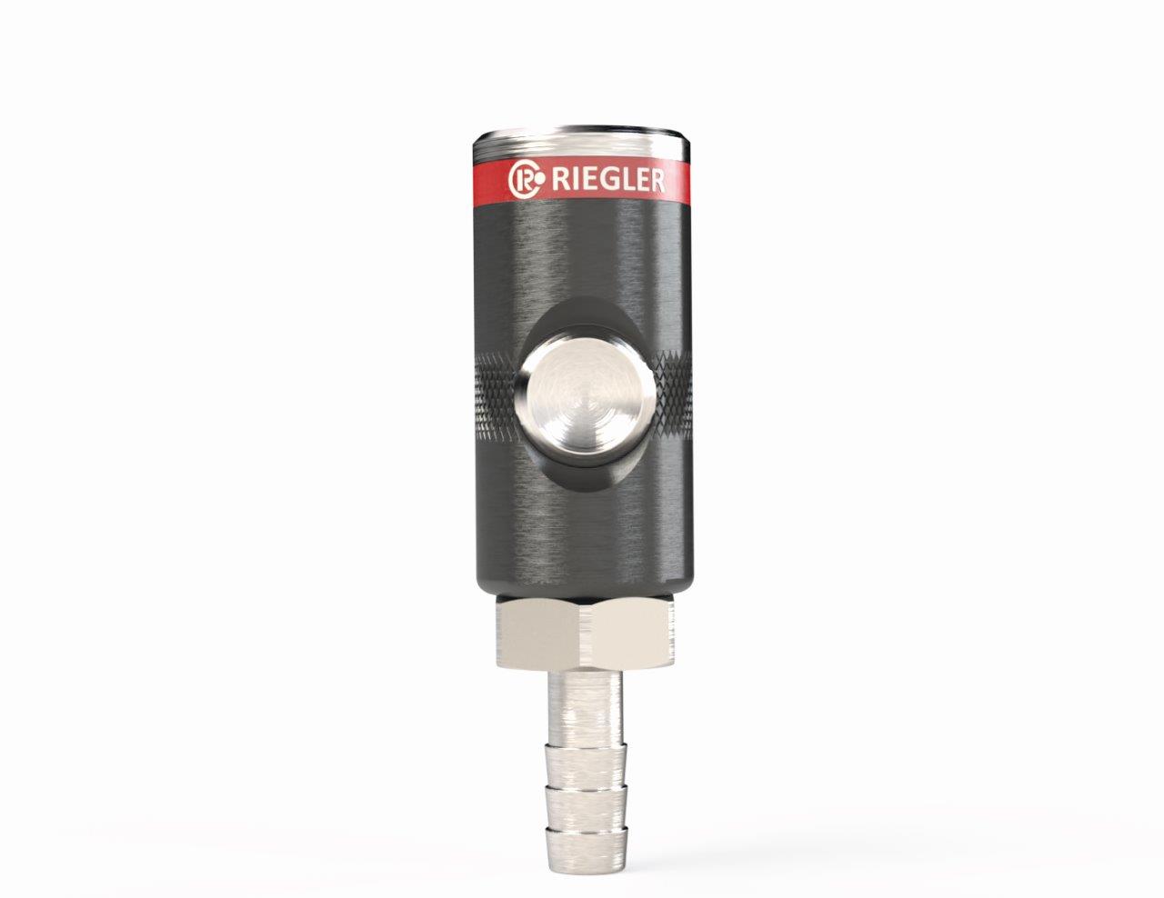 Druckknopf-Sicherheitskupplung RIEGLER NW 7,4, LW6 - bei HUG Technik ♡