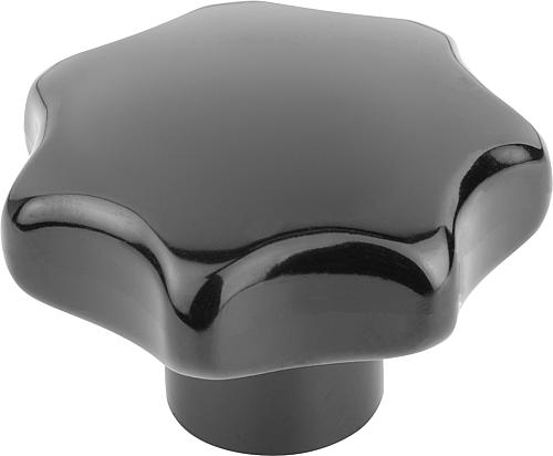 Sterngriff M05 D1=25, Form: K Duroplast, Komp: Stahl - K0152.22505 - direkt bei HUG Technik ✓