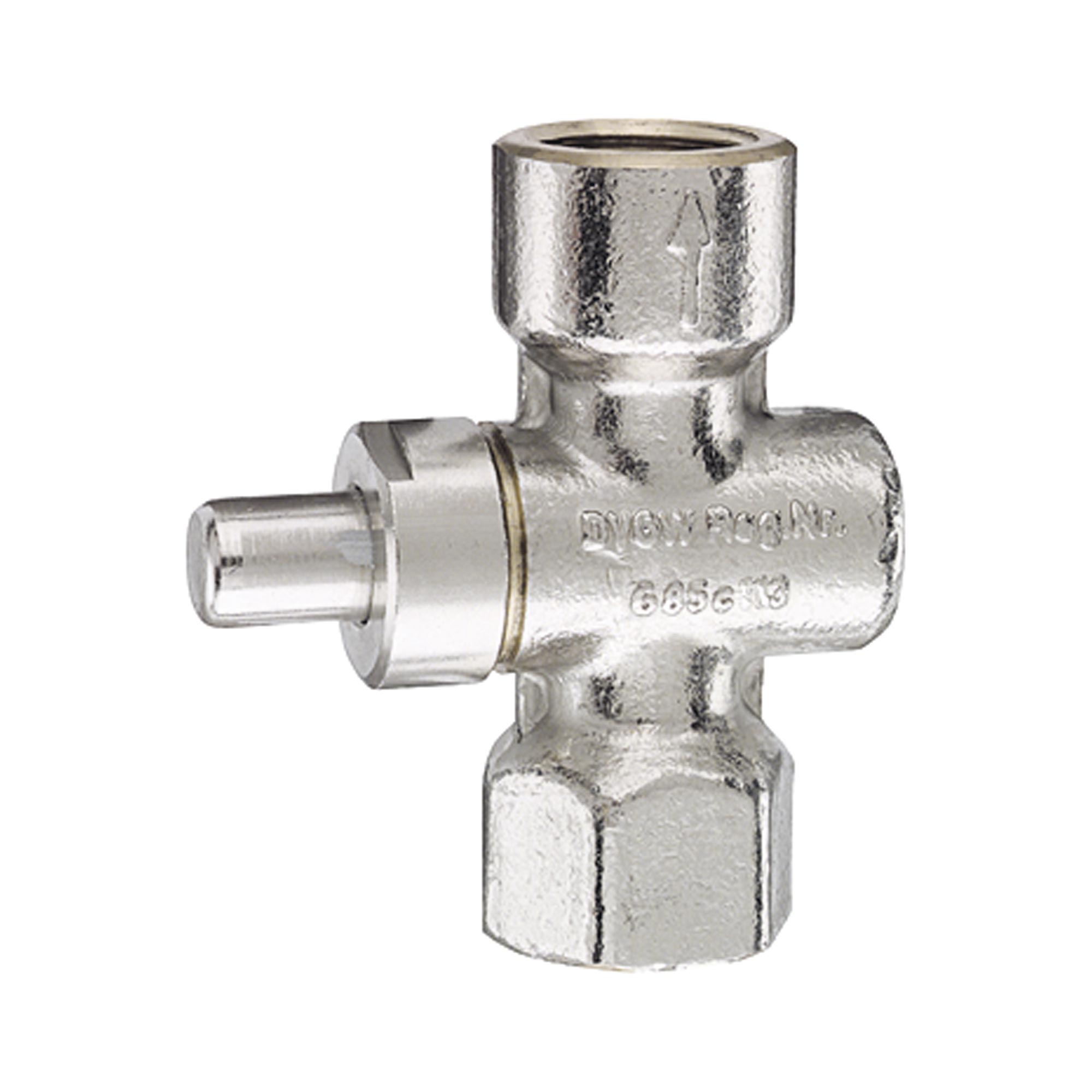 Manometer-Druckknopfhahn, G 1/2, aus Messing vernickelt 🖤 bei HUG Technik ✓