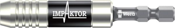 Wera® Impactor Bithalter 897/4 IMP mit Sprengring und Magnet 1/4" x 75mm - bei HUG Technik ✓