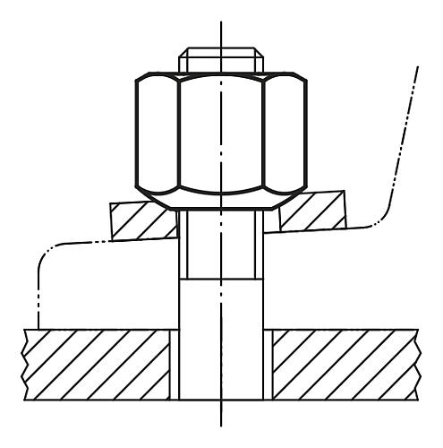 Sechskantmutter 1,5D hoch M05 Vergütungsstahl, DIN6330, SW=9 - K0702.05 - gibt’s bei HUG Technik ✓