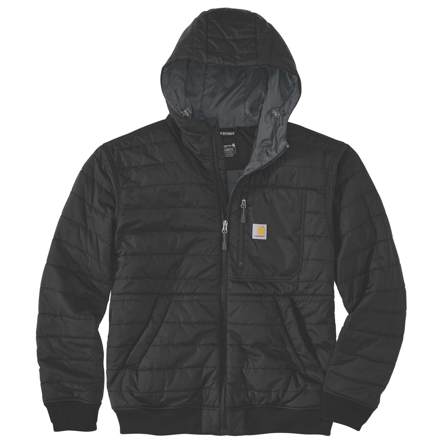 carhartt® Herren Jacke »LIGHTWEIGHT INSULATED HOODED JACKET« black - gibt’s bei ☆ HUG Technik ✓