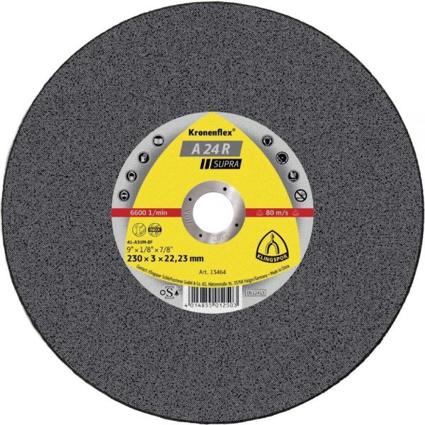 KLINGSPOR Trennscheibe A24R Supra 115x2,5 mm gekröpft - erhältlich bei ♡ HUG Technik ✓ KLINGSPOR Trennscheibe A24R Supra 115x2,5 mm gekröpft - erhältlich bei ♡ HUG Technik ✓