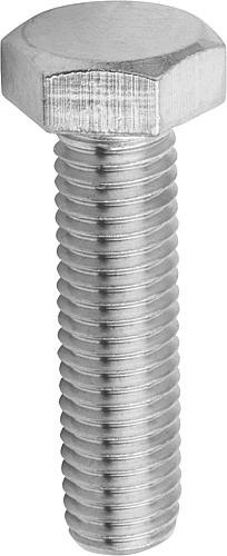 Produktbild Sechskantschraube DIN933 M03X10, Edelstahl A4 70 blank - K0871.603X10 - bei HUG Technik ✭