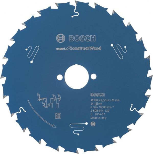 Bosch Kreissägeblatt HW Constr 160x20x2,0 24T - gibt’s bei ☆ HUG Technik ✓