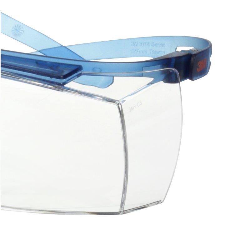 3M™ SecureFit™ 3700 Überbrille, klar, blaue Bügel - gibt’s bei HUG Technik ✓