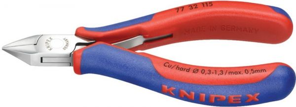 KNIPEX® Seitenschneider Elektronik Spitzkopf mit kleiner Fase 115 mm - bei HUG Technik ✭