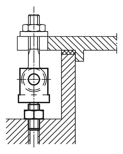 Gabelstück mit Gewindebolzen M05X14,5, D1=5, Edelstahl - K0397.105 - bei HUG Technik ✓