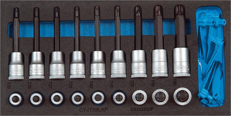 GEDORE Werkzeugmodul CT1/3 Schraubendreher einseitig TORX® - bei HUG Technik ✓