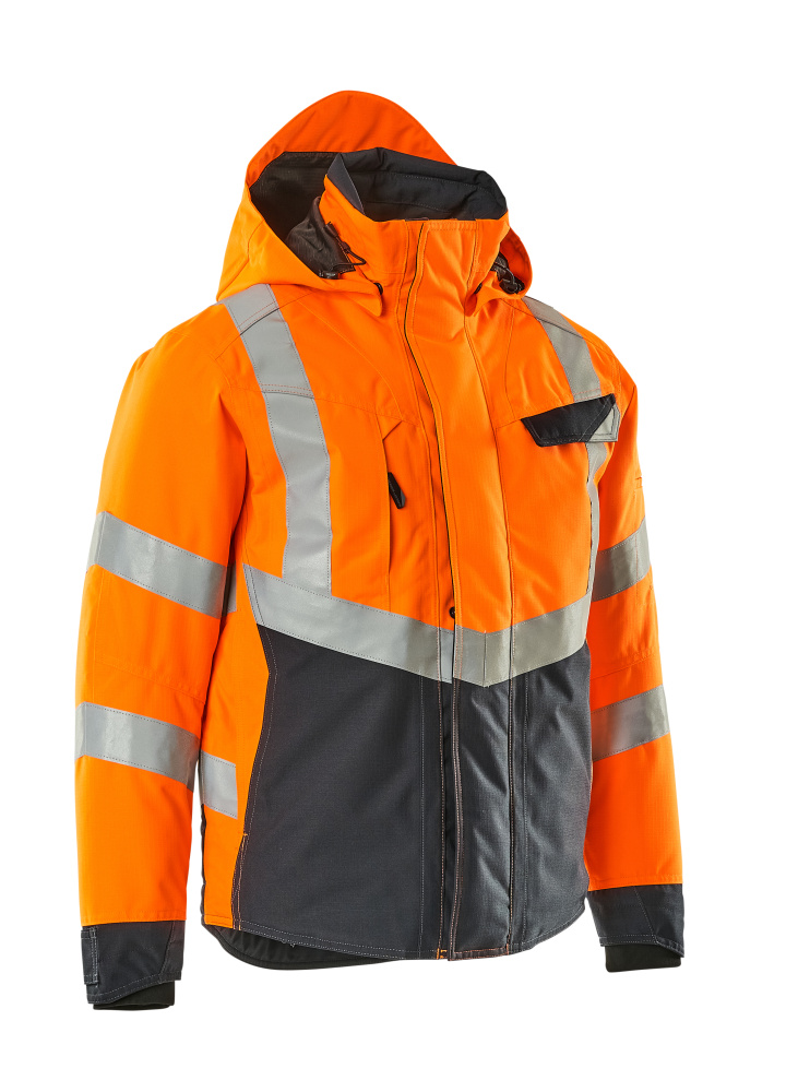 MASCOT® SAFE SUPREME Winterjacke »Hastings« Gr. 2XL, hi-vis orange/schwarzblau - erhältlich bei ✭ HUG Technik ✓