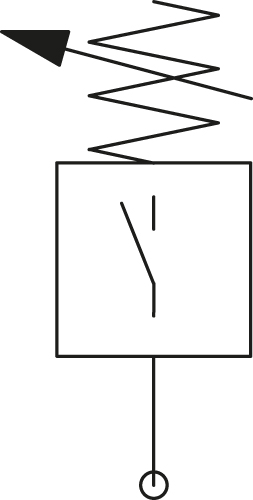 Druckschalter »SYNTESI«, BG 2, G 3/4, 2 m Kabel - direkt von HUG Technik ✓