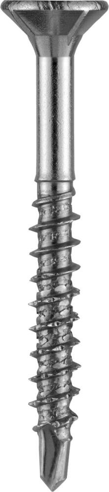 E-NORMpro Spanplattenschraube, Senkkopf, Bohrspitze T20 ISR 4,5x 40/24 A2 Edelstahl A2, Packung mit 1000 Stück - bei HUG Technik ☆