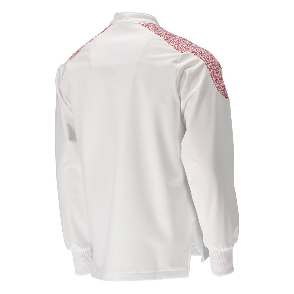MASCOT® FOOD & CARE Jacke  Gr. 2XL, weiß/verkehrsrot - bei HUG Technik ✓
